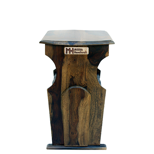Sheesham Solid Wood Magazine Holder With Carving Provincial Teak - Image 7