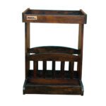 Sheesham Solid Wood Service Trolly - Image 2