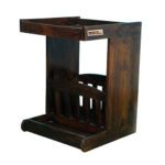 Sheesham Solid Wood Service Trolly - Image 3