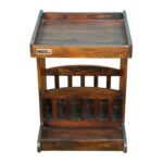 Sheesham Solid Wood Service Trolly - Image 6