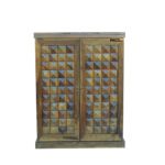 Diamond sheesham solid wood bar cabinet warm chestnut - Image 4