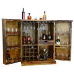 Wood Bar provincial teak