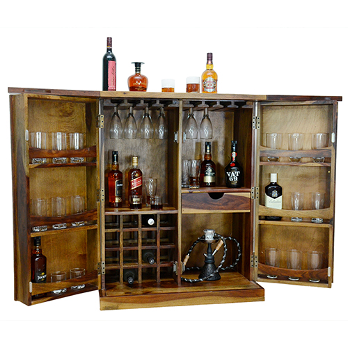 Wood Bar provincial teak