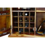Wooden wave sheesham solid wood bar cabinet provincial teak - Image 2