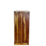 Wooden wave sheesham solid wood bar cabinet provincial teak - Image 6