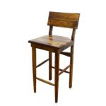 Sheesham Solid Wood Bar Chair Provincial Teak