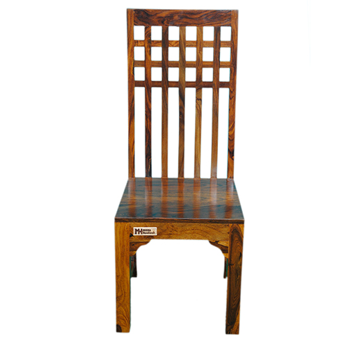 Sheesham Solid Wood Chair Natural Brown - Image 2
