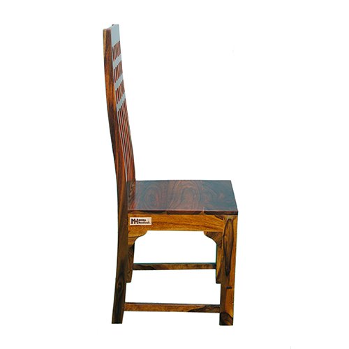 Sheesham Solid Wood Chair Natural Brown - Image 3