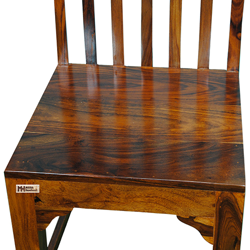 Sheesham Solid Wood Chair Natural Brown - Image 5