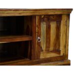 Sheesham solid wood tv cabinet provincial teak - Image 4
