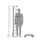 Sheesham Solid Wood Pooja Chowki Small Natural Brown - Image 4