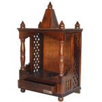 Sheesham Solid Wood Temple Natural Brown - Image 2
