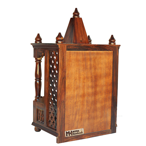 Sheesham Solid Wood Temple Natural Brown - Image 4