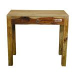 Sheesham Solid Wood Study Table 1 Drawer Provincial Teak - Image 2