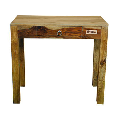Sheesham Solid Wood Study Table 1 Drawer Provincial Teak - Image 2