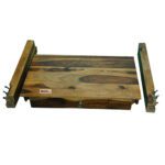 Sheesham Solid Wood Study Table 1 Drawer Provincial Teak - Image 7