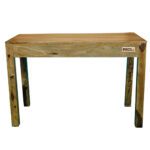 Sheesham Solid Wood Study Table 2 Drawer Provincial Teak - Image 7