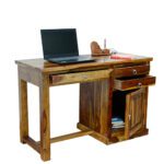 Sheesham Solid Wood Computer Table Provincial Teak
