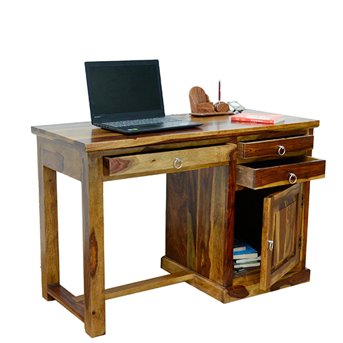 Sheesham Solid Wood Computer Table Provincial Teak - Image 1