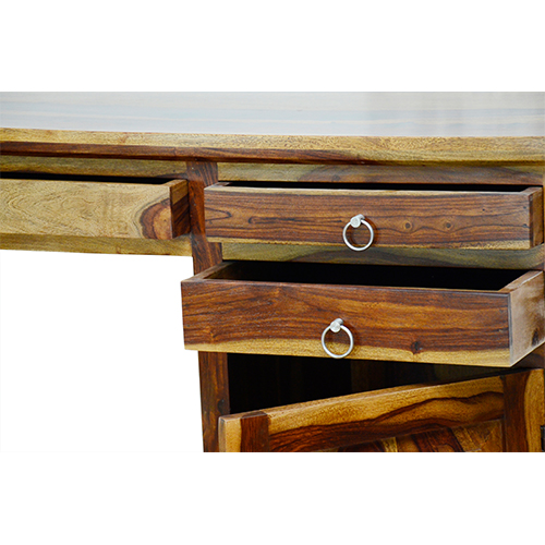 Sheesham Solid Wood Computer Table Provincial Teak - Image 4