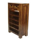 Sheesham solid wood open bar cabinet provincial teak - Image 6