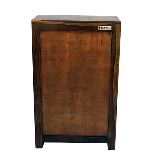Sheesham solid wood open bar cabinet provincial teak - Image 4