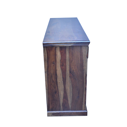 Wooden panel sheesham solid wood side board cabinet walnut - Image 14