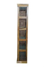 Iron grill sheesham solid wood book shelf 6-3 provincial teak - Image 3