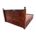 Sheesham Wood Solid Wood King Box Bed - Image 3