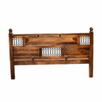 Solid Sheesham Wood King Size Bed - Image 5