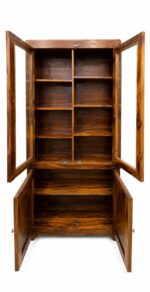 MEERAHANDICRAFT SHEESHAM WOOD DIAMOND SHAPE DESIGNED BOOKSELF - Image 2