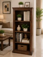 MEERAHANDICRAFT SHEESHAM WOOD IRONROD BOOKSELF (5X2) - Image 3