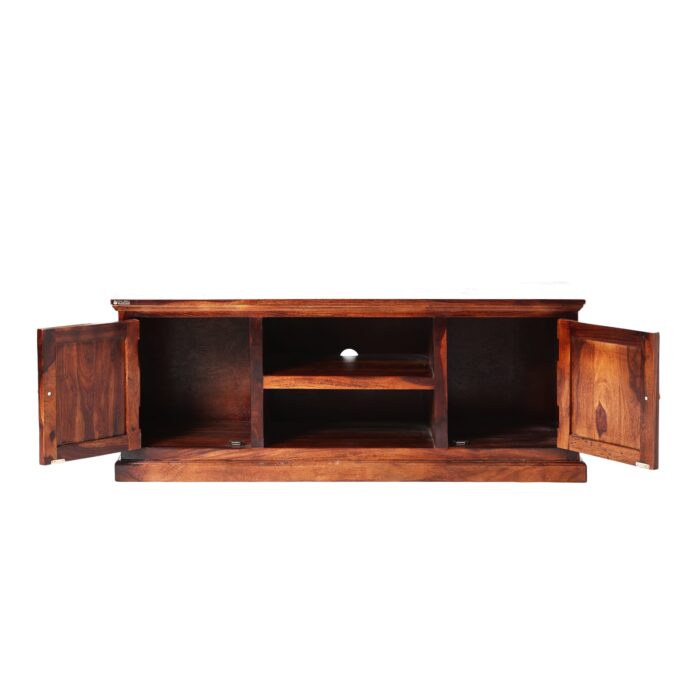 MEERAHANDICRAFT SHEESHAM SOLID WOOD PANNEL TV UNIT - Image 2
