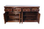 MEERAHANDICRAFT SHEESHAM WOOD CNC SIDEBOARD (6X3)FEET - Image 3