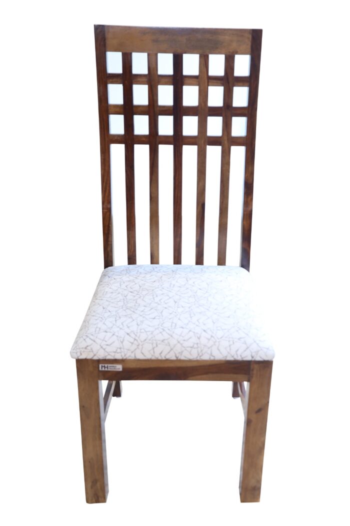MEERAHANDICRAFT SHEESHAM WOOD PLAIN DINNING TABLE WITH 6 CHAIR - Image 3