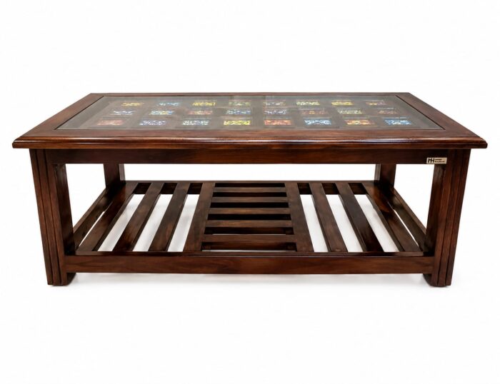 MEERAHANDICRAFT CERAMIC TILE RECTANGLE COFFEE /CENTER TABLE - Image 2