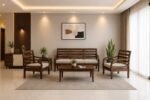 MEERAHANDICRAFT SHEESHAMWOOD 3+1+1 SOFA SET