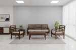 MEERAHANDICRAFT SHEESHAMWOOD 3+1+1 SOFA SET - Image 3